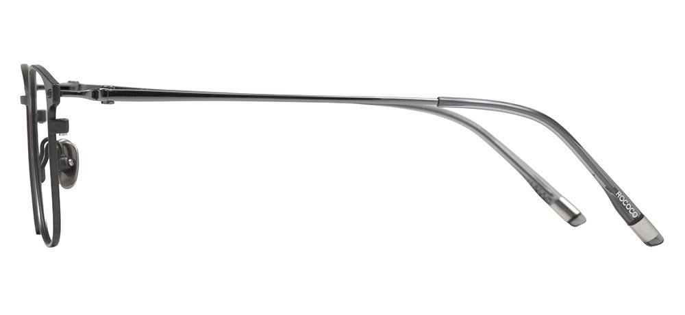 ROCOCO ROC 8722-C.08 Optik Genç Erkek Köşeli Çerçeveli Titanyum - 3