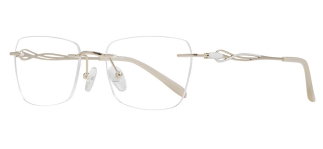 ROCOCO ROC 8723-C.01 Optik Genç Kadın Köşeli Çerçevesiz Titanyum - ROCOCO (1)