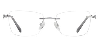 ROCOCO ROC 8723-C.03 Optik Genç Kadın Köşeli Çerçevesiz Titanyum 
