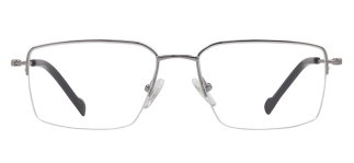 ROCOCO ROC 8727-C.02 Optik Genç Erkek Köşeli Yarım Çerçeveli Titanyum 