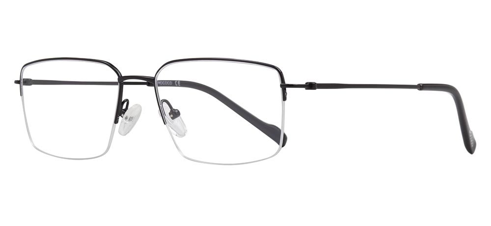 ROCOCO ROC 8727-C.04 Optik Genç Erkek Köşeli Yarım Çerçeveli Titanyum - 2