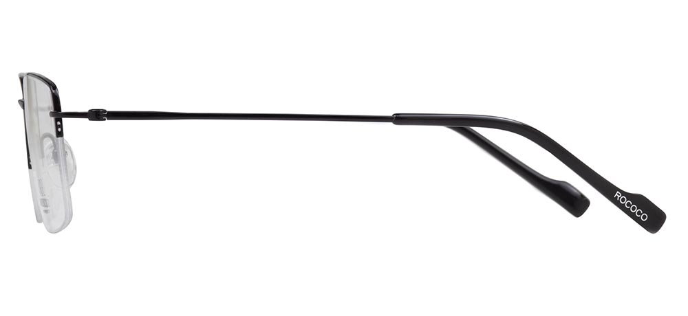 ROCOCO ROC 8727-C.04 Optik Genç Erkek Köşeli Yarım Çerçeveli Titanyum - 3