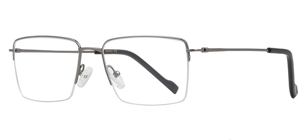 ROCOCO ROC 8728-C.02 Optik Genç Erkek Köşeli Yarım Çerçeveli Titanyum - 2