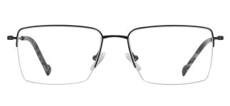 ROCOCO ROC 8728-C.04 Optik Genç Erkek Köşeli Yarım Çerçeveli Titanyum - ROCOCO