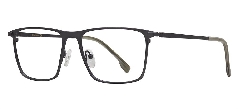 ROCOCO ROC 8729-C.01 Optik Genç Erkek Köşeli Çerçeveli Titanyum - 2