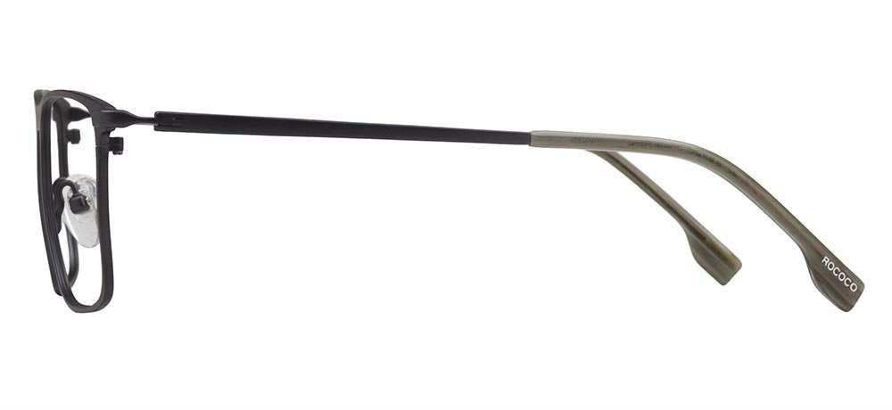 ROCOCO ROC 8729-C.01 Optik Genç Erkek Köşeli Çerçeveli Titanyum - 3