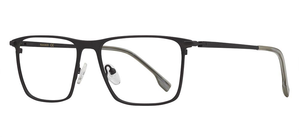 ROCOCO ROC 8729-C.04 Optik Genç Erkek Köşeli Çerçeveli Titanyum - 2