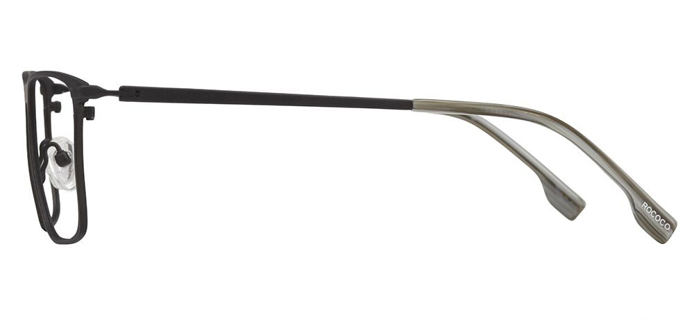 ROCOCO ROC 8729-C.04 Optik Genç Erkek Köşeli Çerçeveli Titanyum - 3