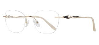 ROCOCO ROC 8730-C.01 Optik Genç Kadın Oval Çerçevesiz Titanyum - ROCOCO (1)