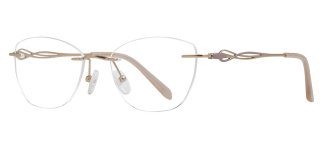 ROCOCO ROC 8731-C.02 Optik Genç Kadın Oval Çerçevesiz Titanyum - ROCOCO (1)