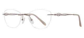 ROCOCO ROC 8731-C.03 Optik Genç Kadın Oval Çerçevesiz Titanyum - ROCOCO (1)