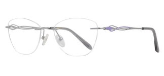 ROCOCO ROC 8731-C.04 Optik Genç Kadın Oval Çerçevesiz Titanyum - ROCOCO (1)