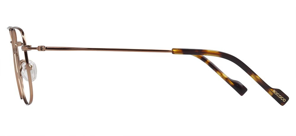 ROCOCO ROC 8733-C.04 Optik Genç Erkek,Kadın,Unisex Köşeli Çerçeveli Titanyum - 3