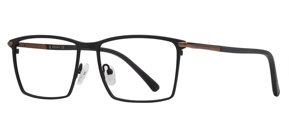 ROCOCO ROC 8734-C.01 Optik Genç Erkek Köşeli Çerçeveli Titanyum - 2