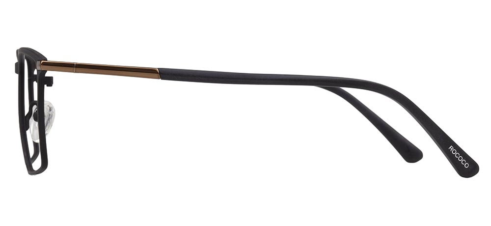 ROCOCO ROC 8734-C.01 Optik Genç Erkek Köşeli Çerçeveli Titanyum - 3
