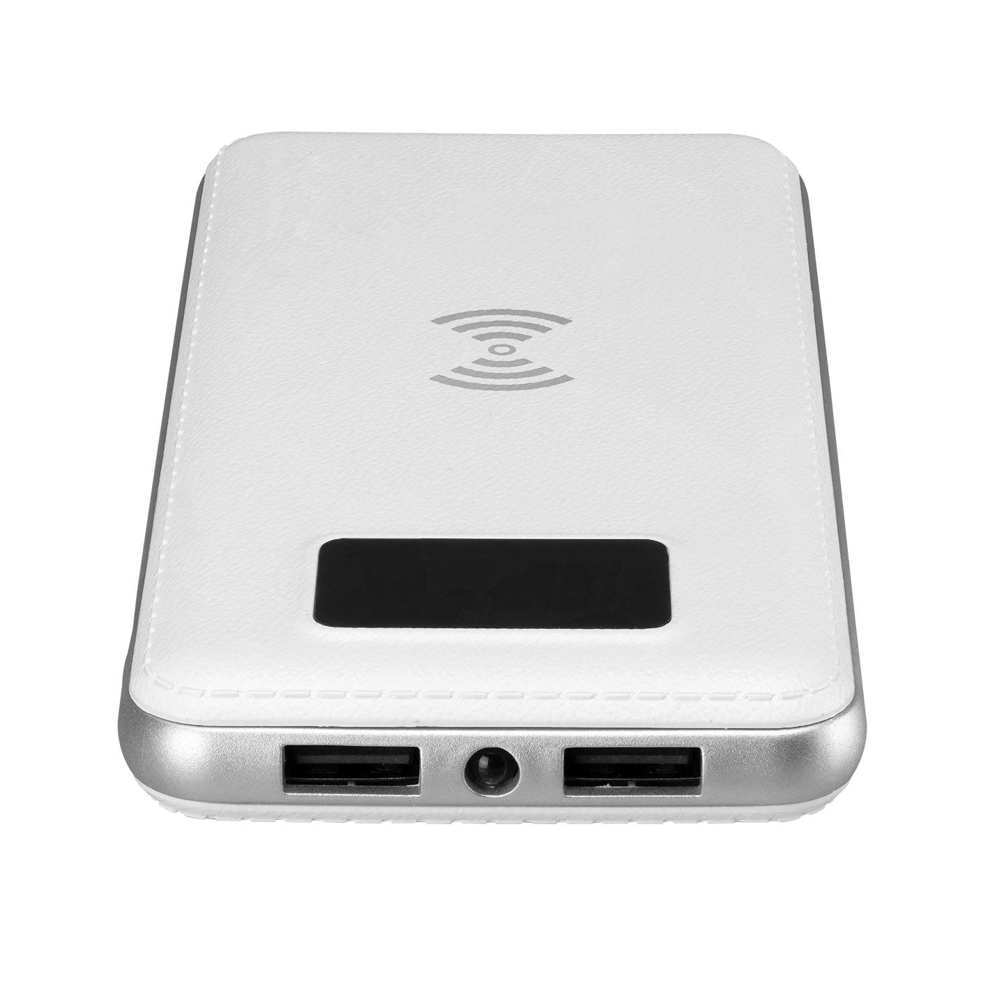 S-link IP-G10W 10000mAh LCD Göstergeli Kablosuz Powerbank Beyaz Taşınabilir Pil Şarj Cihazı - 4