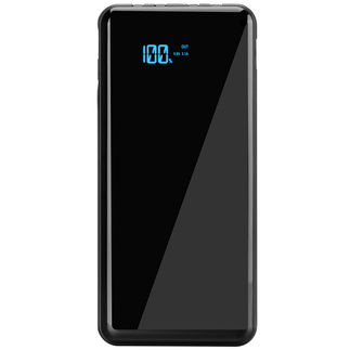 S-link IP-G13K 10000mAh 2*USB Port+Micro+USB Girişli Siyah LCD Göstergeli Taşınabilir Pil Şarj Cihazı - S-link