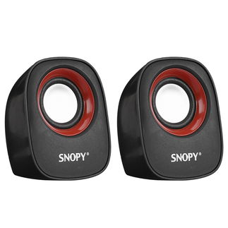 Snopy SN-120 2.0 Siyah/Kırmızı USB Speaker - Snopy (1)