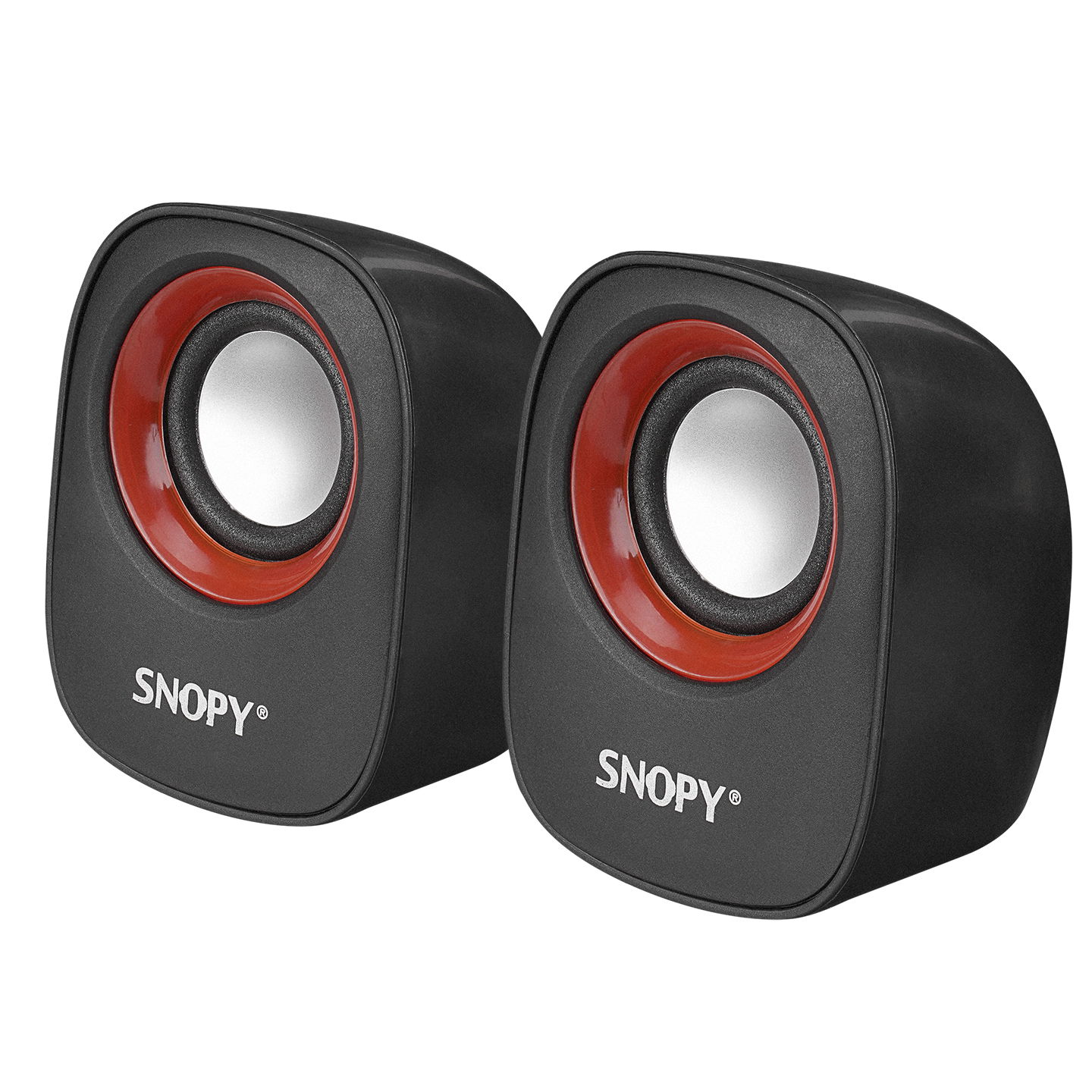 Snopy SN-120 2.0 Siyah/Kırmızı USB Speaker - 3