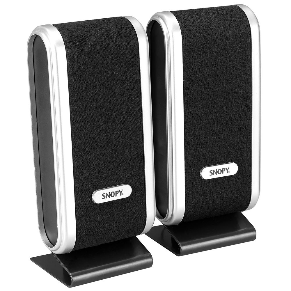 Snopy SN-820 2.0 Siyah/Gümüş Lcd İnce Tasarım USB Multimedia Speaker Hoparlör - 3